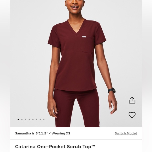 FIGS Catarina one pocket scrub top - Picture 1 of 3